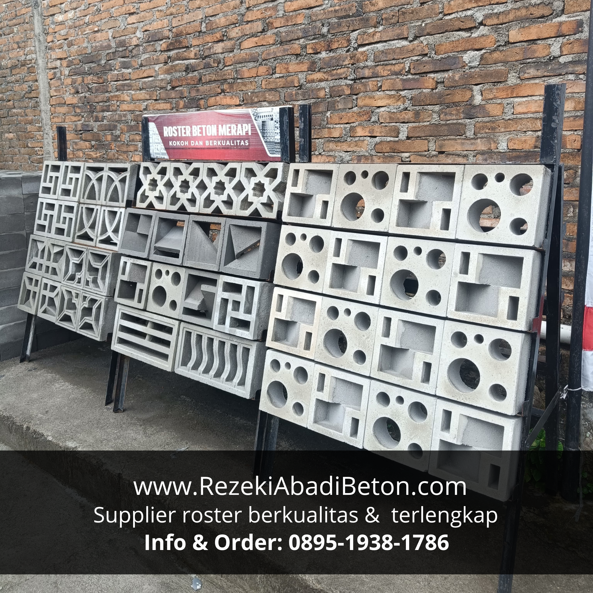 Layanan custom desain roster beton untuk proyek unik di Grobogan.